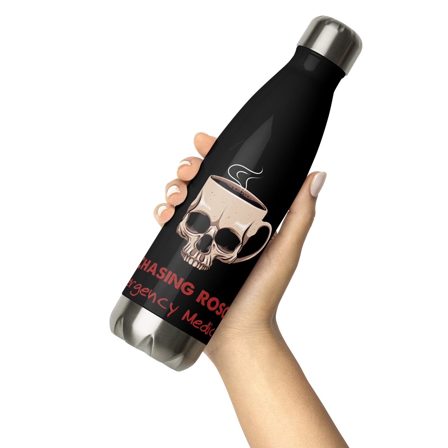 Chasing ROSC Stainless steel water bottle