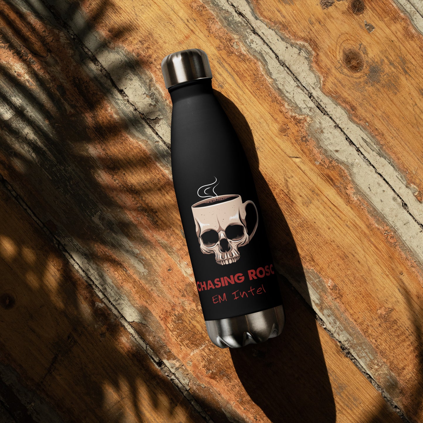 Chasing ROSC Stainless steel water bottle