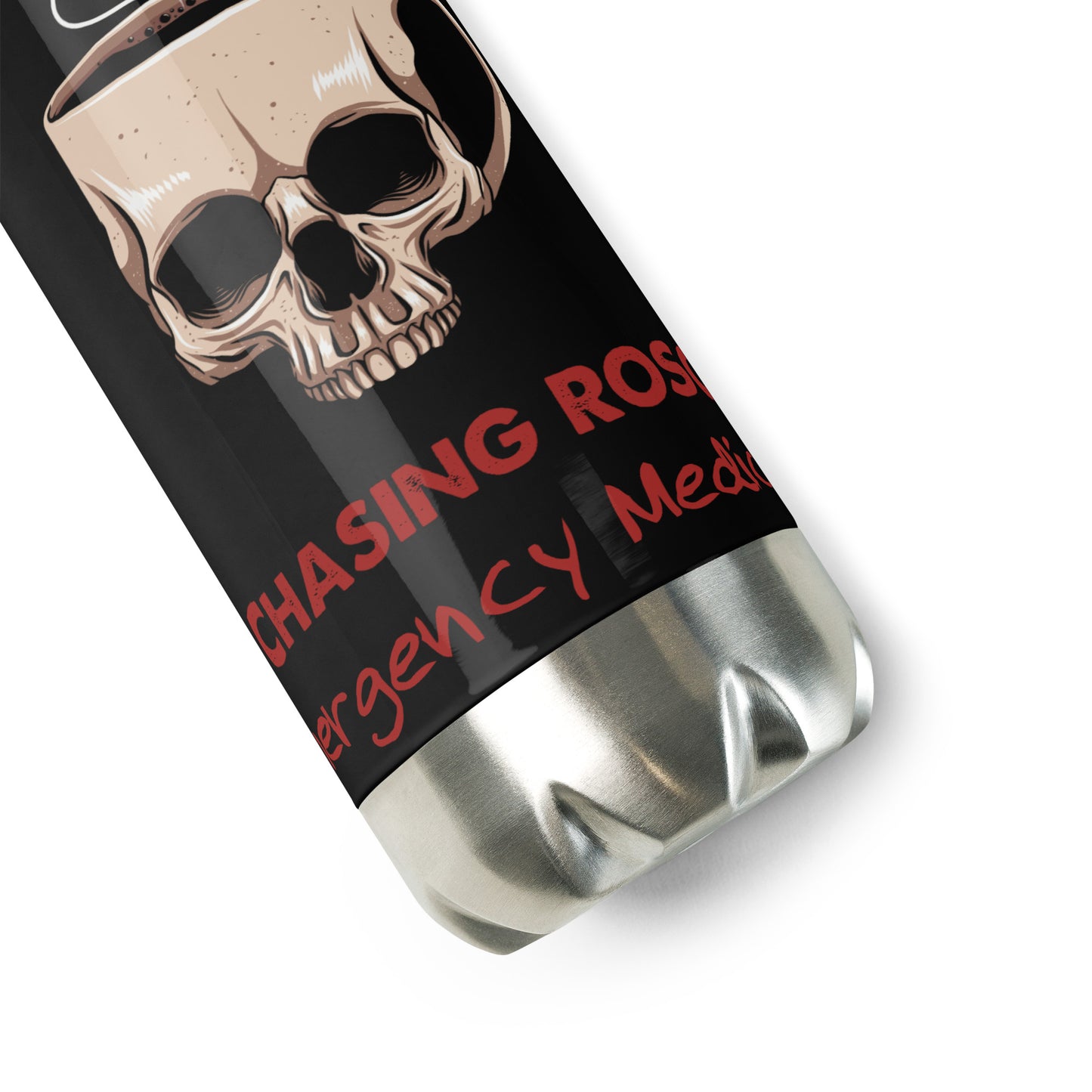 Chasing ROSC Stainless steel water bottle