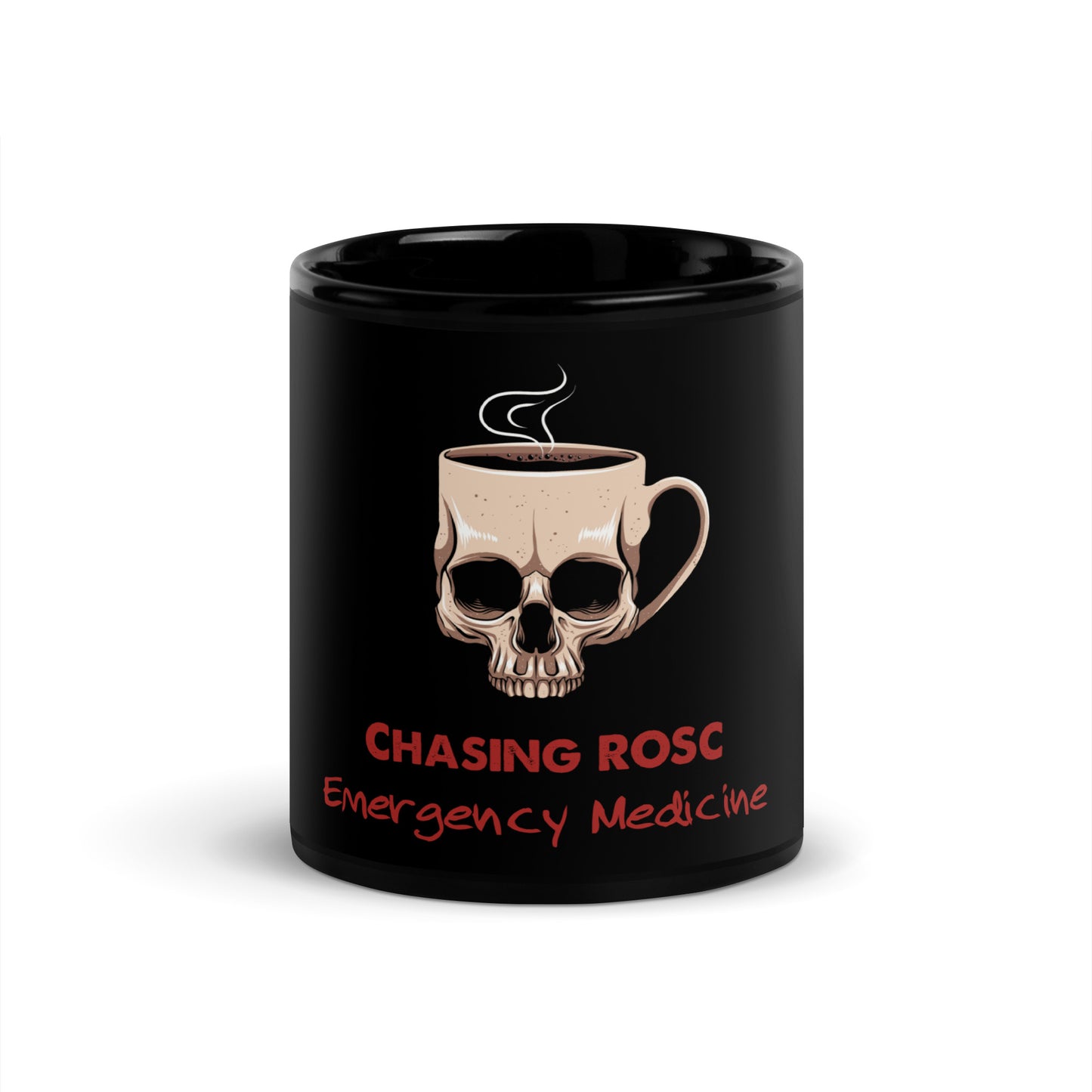 Chasing ROSC EM Black Glossy Mug