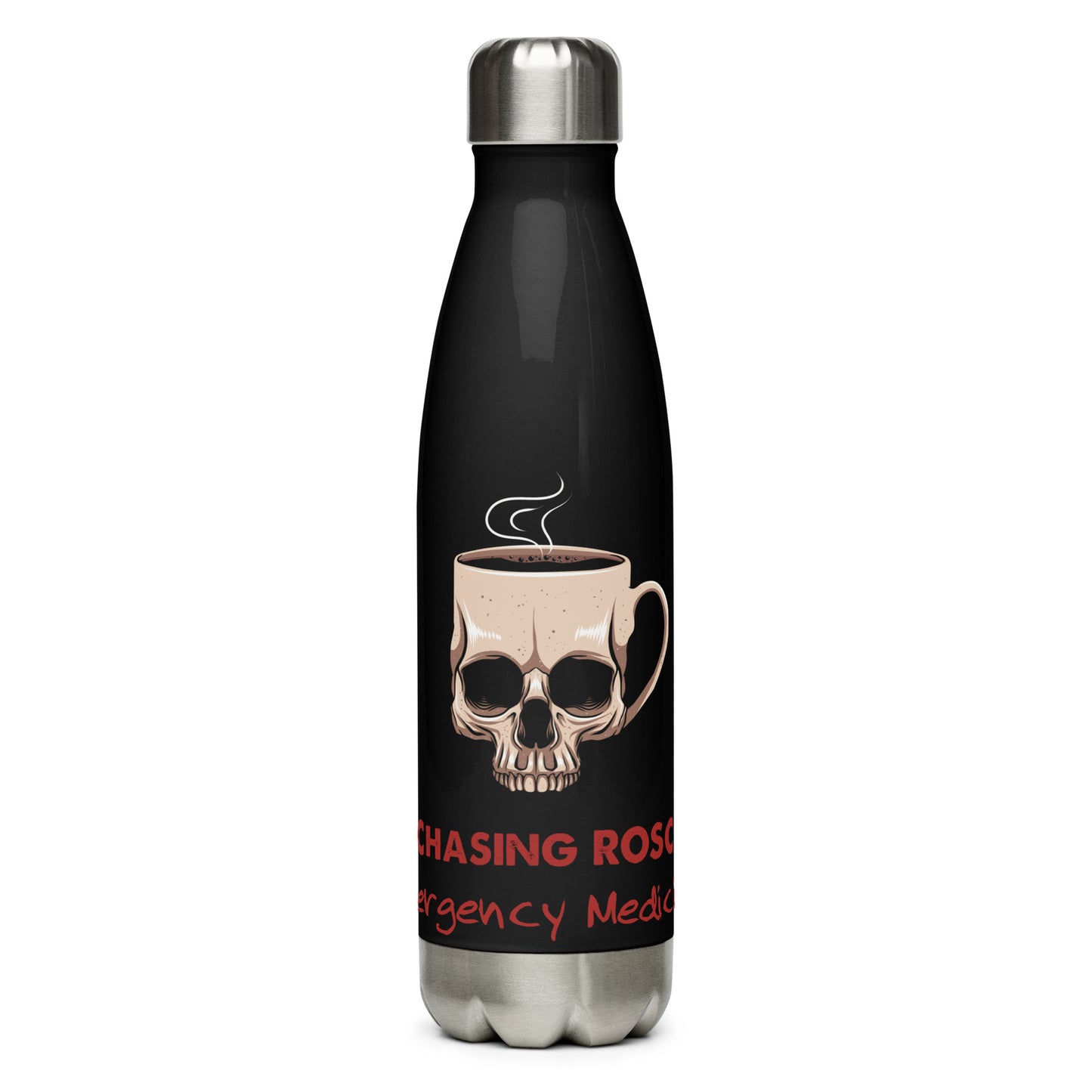 Chasing ROSC Stainless steel water bottle